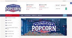 Desktop Screenshot of lonestarpopcorn.com