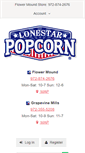 Mobile Screenshot of lonestarpopcorn.com